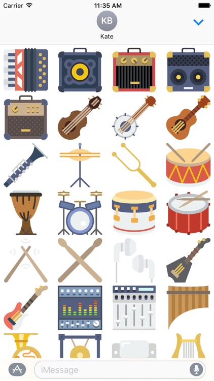 Music Stickers -Emoticons for Texting in Messenger screenshot-3