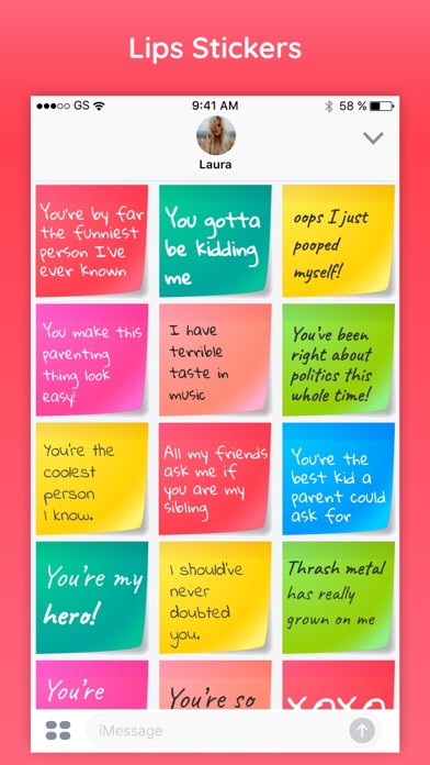 Sticky - Notes & Quotes Text Colorful Sticker Pack screenshot 3