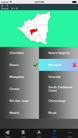 Nicaragua Department Maps and Capitals(圖2)-速報App