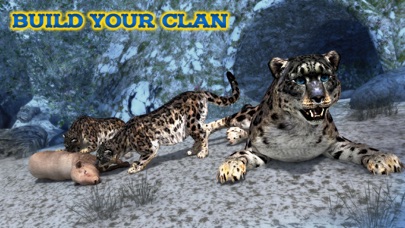Forest Snow Leopard Sim screenshot 2