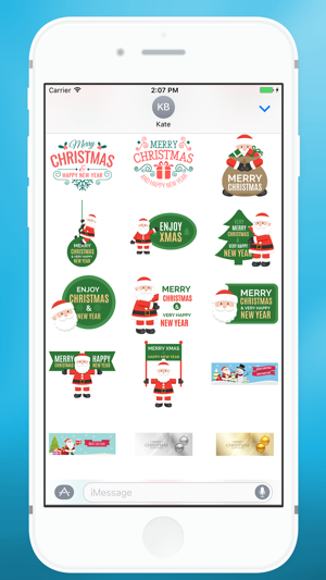 Merry Christmas Message Sticker for iMessage(圖3)-速報App