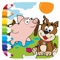 Coloring Book Games Pig And Dogs Version