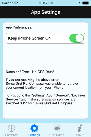 Swiss Grid Ref Compass screenshot 3