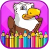 Toddler And Kids Games Coloring Eagles Version