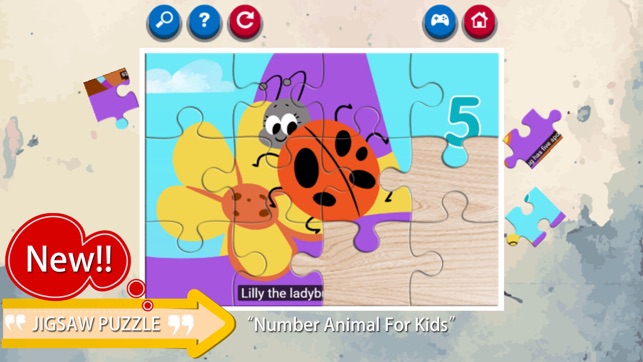 學習數字動物拼圖遊戲(圖4)-速報App