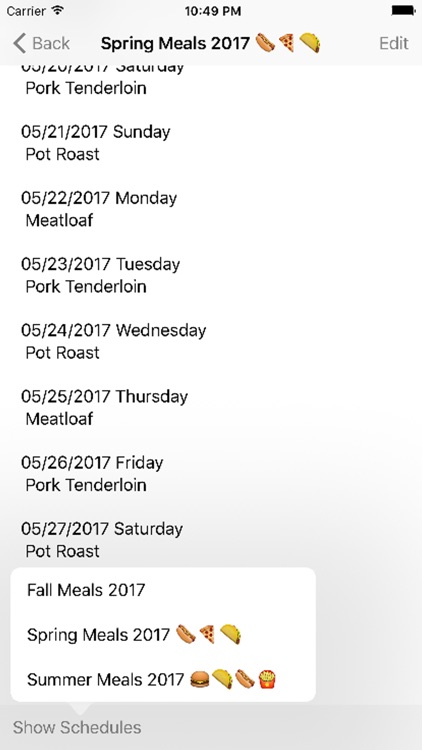 Dinnertime Planner