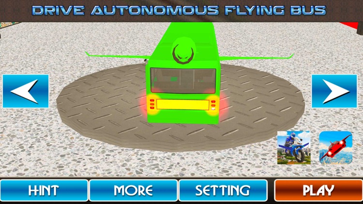 Modern Flying Bus Simulator : Space Shooter