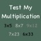 Test my multiplication is a simple and fun app to help anyone of any age improve their multiplication skills