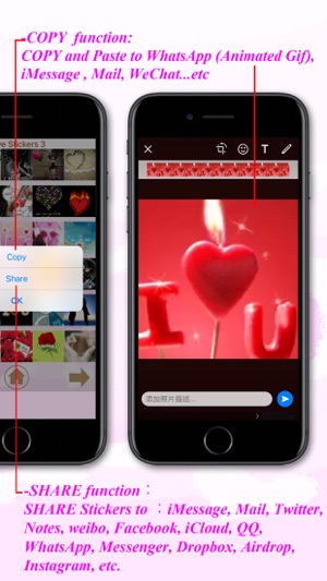 Love Stickers -Gif Stickers for WhatsApp,Messenger(圖2)-速報App