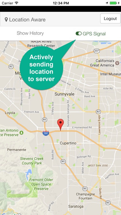 Location Aware GPS