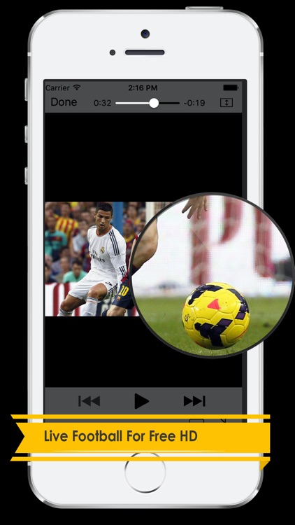 Live football match today