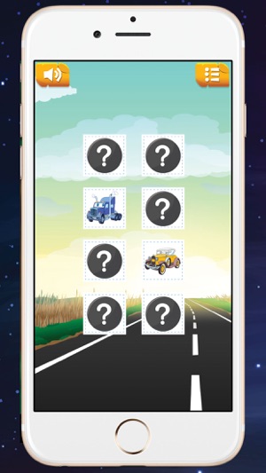 Vehicles Games Memory For Kids(圖2)-速報App