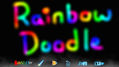 How to cancel & delete RainbowDoodle - Animated rainbow glow effect from iphone & ipad 2