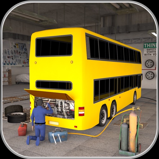 Bus Mechanic Auto Repair Shop