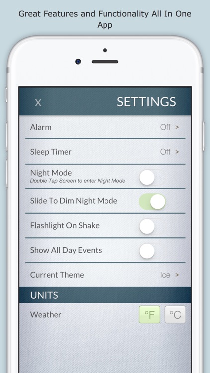 Now Alarm Clock Free - Weather, Calendar, Sleep screenshot-4