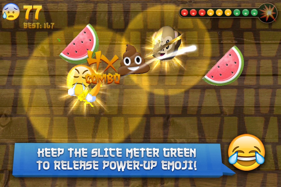 Emoji Samurai : Slice and dice emojis! screenshot 2