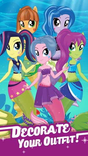 Pony Dress Up Game for Girls - Create Your Mermaid(圖2)-速報App