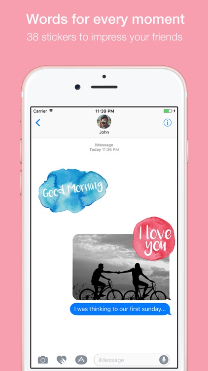 Hello - Watercolor Messages Stickers by Maraquela