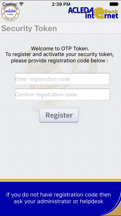 ACLEDA Bank Security token