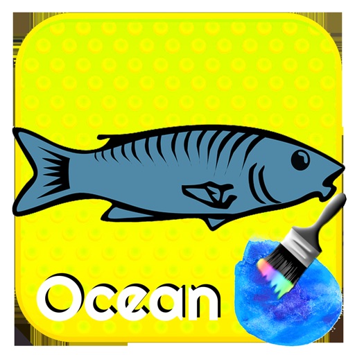 Animals Ocean Coloring Book Games Free For Kids iOS App