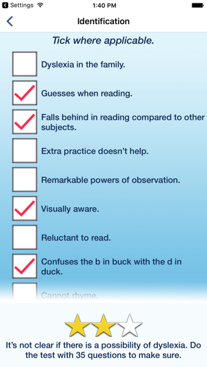 Dyslexia Test & Tips™(圖2)-速報App