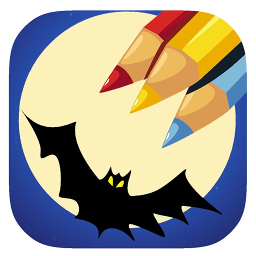 Tiny Bat Coloring Page Game For Kids Edition Icon