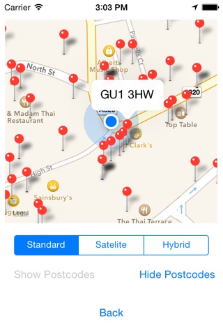 GU Postcode Finder screenshot 2