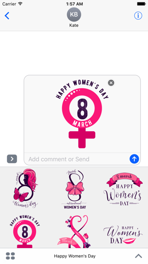 Go Girl! Happy Women's Day for iMessage Stickers(圖4)-速報App