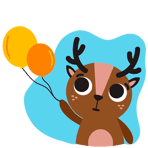 Lovely Deer Stickers icon