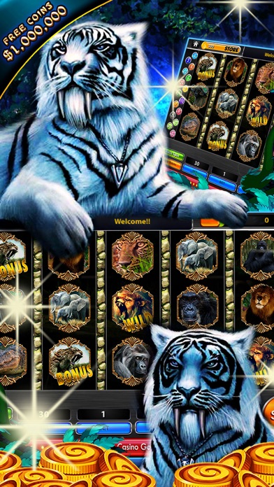 ROYAL SMILODON SLOTS: CARNIVORES SLOT MACHINES FUN 1.0 IOS