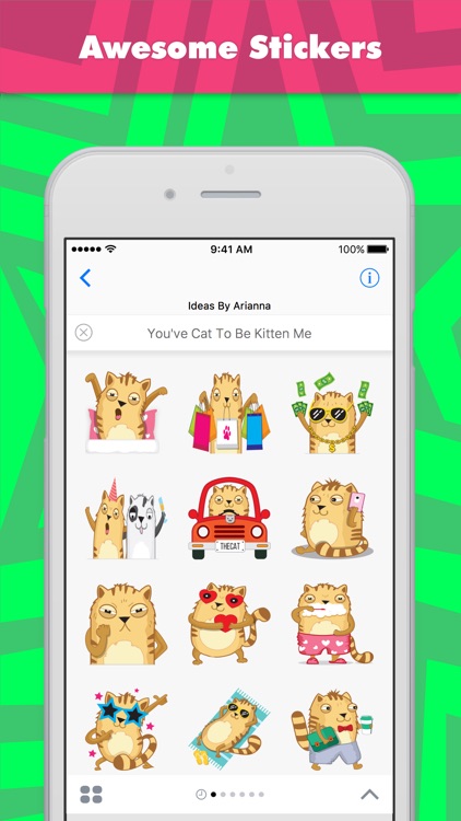 You've Cat To Be Kitten Me stickers for iMessage