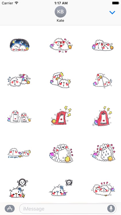 Lovely Pair Of Dogs Stickers