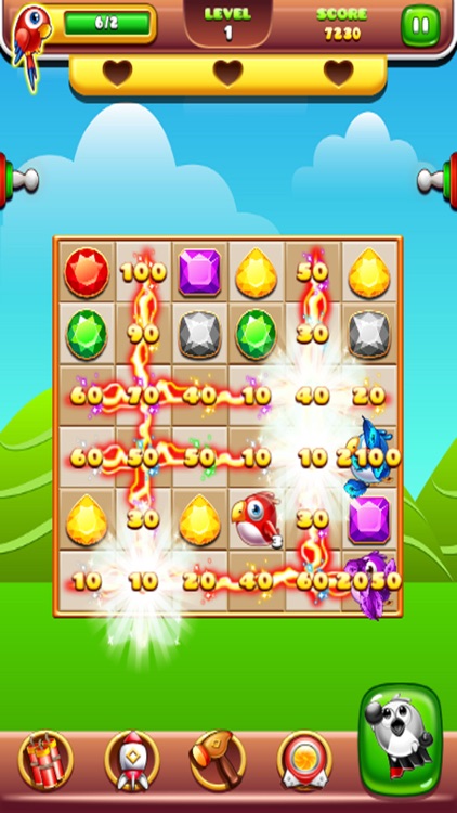 Jewel World Crush - Match 3 Puzzle Game