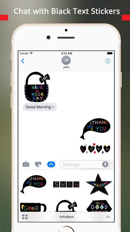 StiPia - BlackChat Stickers