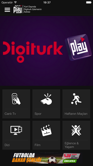 Digiturk Play Yurt Dışı