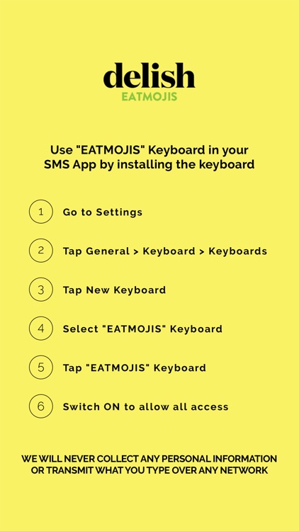 Delish Eatmoji Keyboard