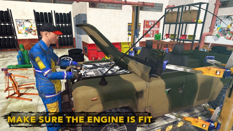 US Military Truck Mechanic Sim