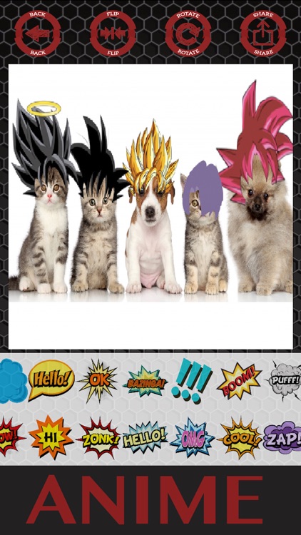 Anime manga stickers avatar editor photo
