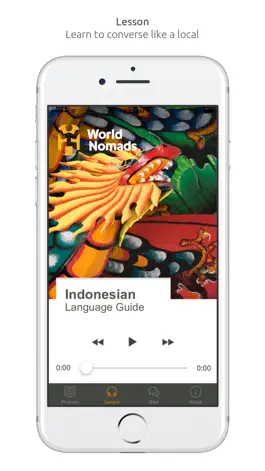 Game screenshot Indonesian Language Guide & Audio - World Nomads hack