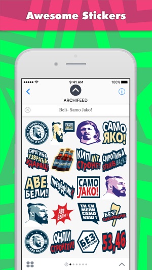 Beli- Samo Jako! stickers by ARCHIFEED(圖2)-速報App