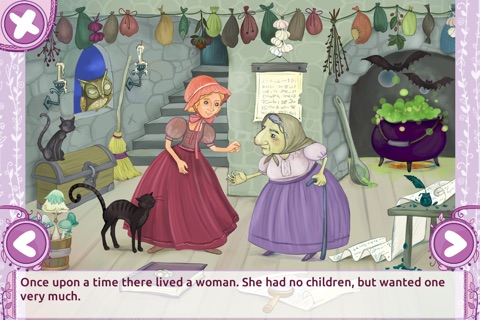 Thumbelina Lite - Fairy tale with mini-games screenshot 2