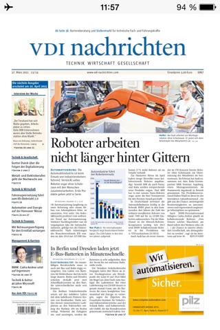 VDI nachrichten E-Paper screenshot 2