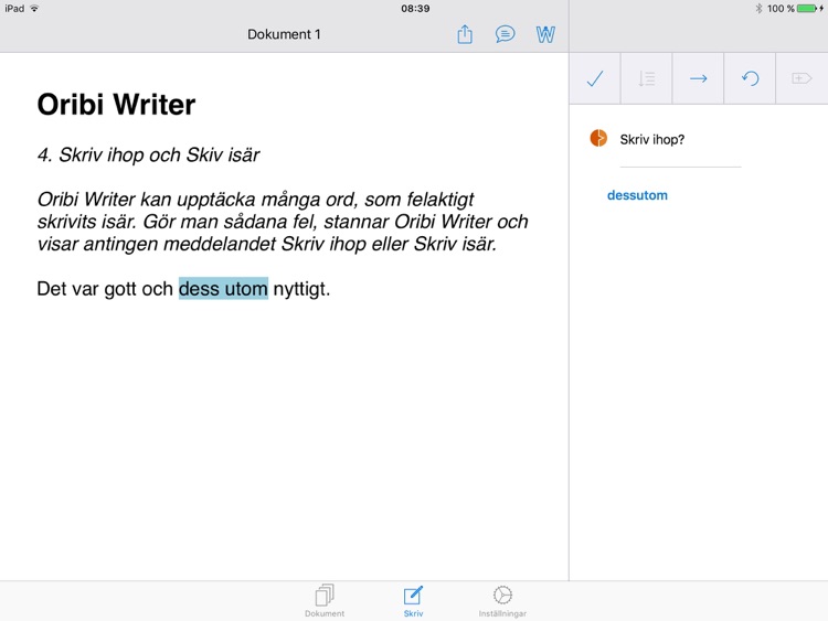 Oribi Writer screenshot-3