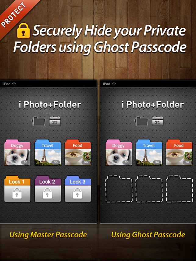 Secret Photo+Folder HD for iPad(圖1)-速報App