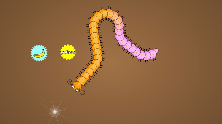 Very Hungry Worm for Kids - Learn colors & fruits