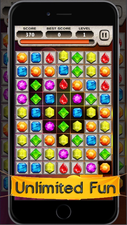 Gem Diamond Match Fun Game screenshot-3