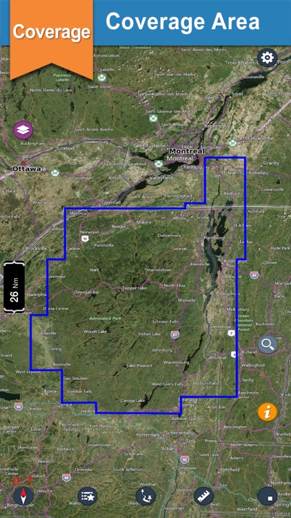 Champlain & Adirondack Mountains lake & park trail