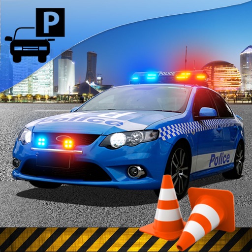 Urban Police Car Drive : 3D Crazy Par-king Game-s icon