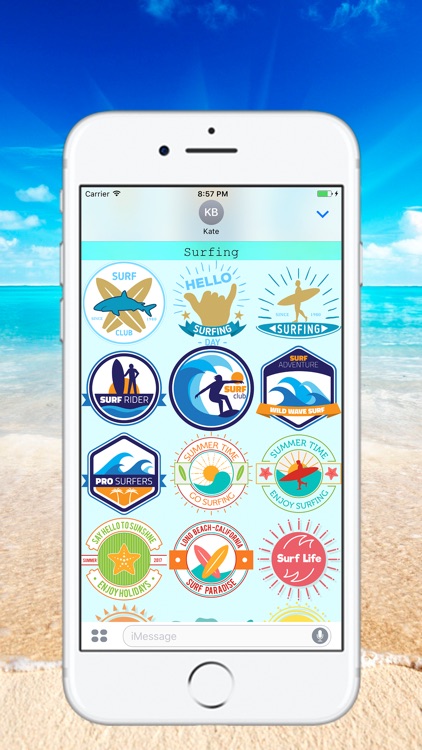 Summer Time - Stickers for iMessage