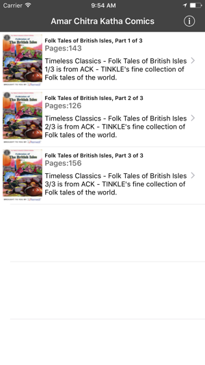 Folk Tales of British Isles Digest - TIN